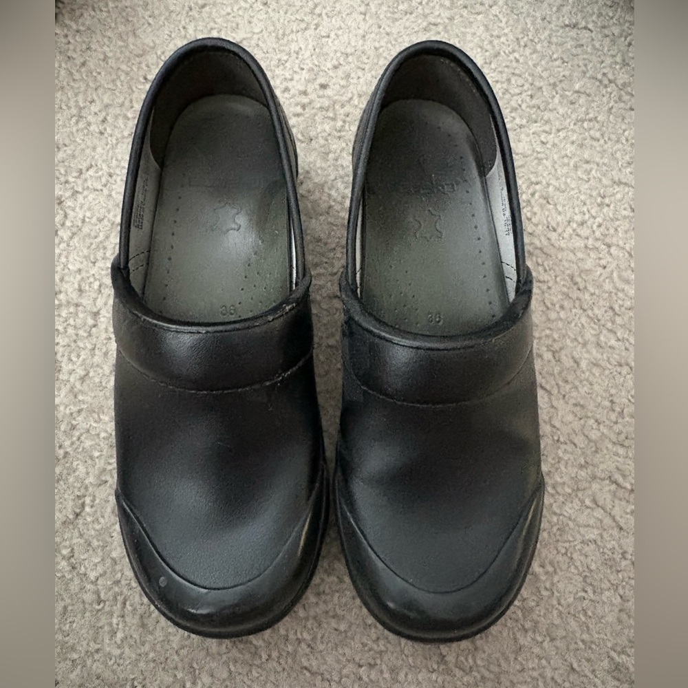 Dansko black clogs. Size 36